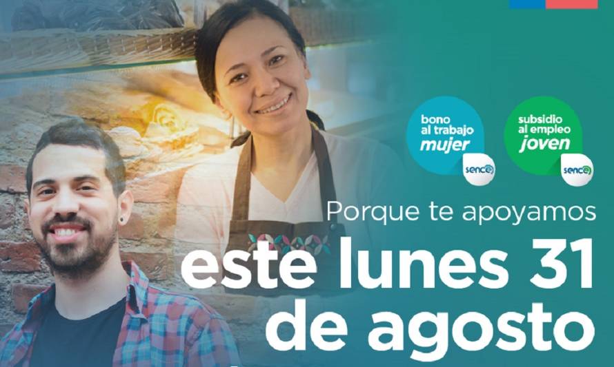 Sence inicia pago anual de subsidios a mujeres y jóvenes trabajadores de Los Ríos