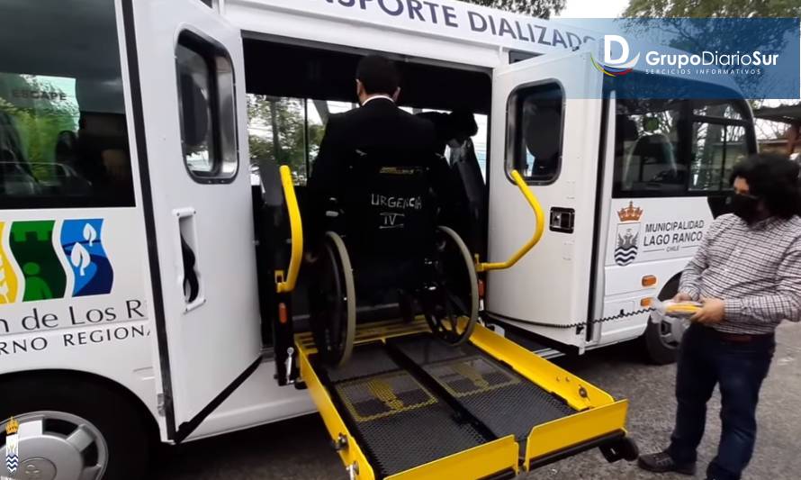 Lago Ranco cuenta con moderno bus para pacientes dializados  