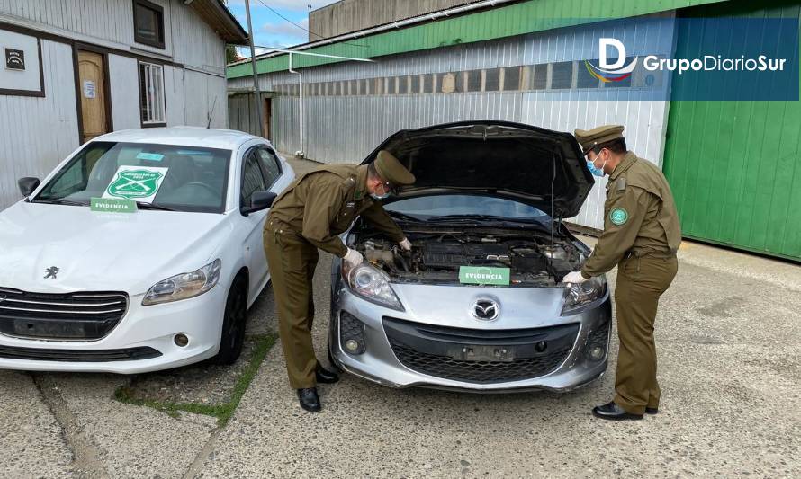 Valdivia: patrullaje de Carabineros permitió recuperar 2 vehículos robados