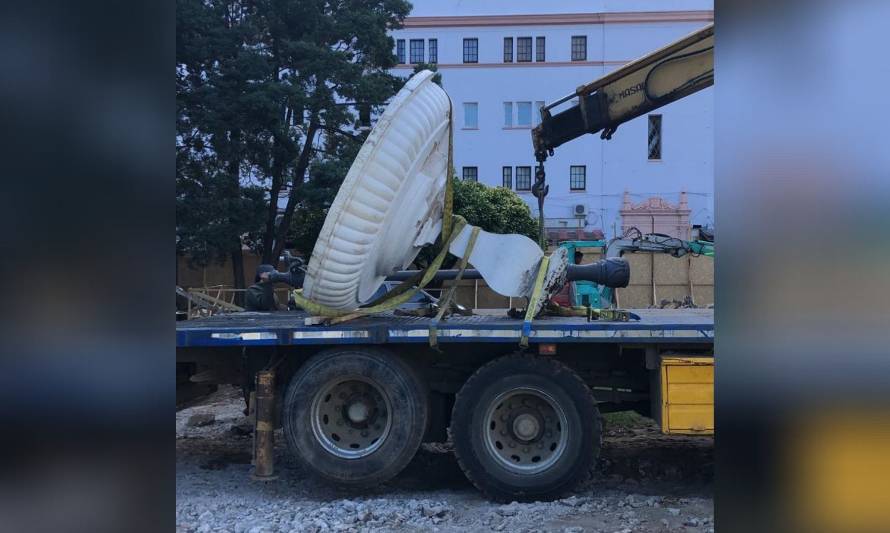 Retiro de fuente en "Plaza de los Pescados" sacó ronchas en redes sociales