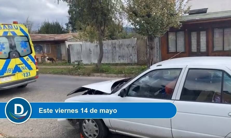 Reportan un 2do accidente vehicular en la comuna de Paillaco