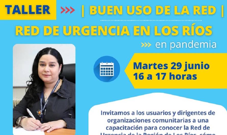 Servicio de Salud invita a capacitación sobre buen uso de la red asistencial de Los Ríos