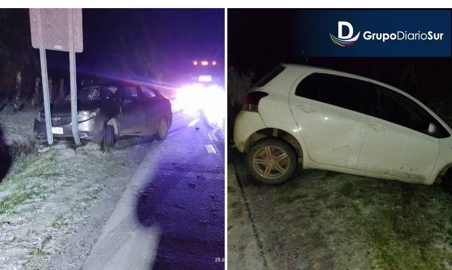 Dos accidentes de tránsito se registraron en la ruta Llifén-Futrono