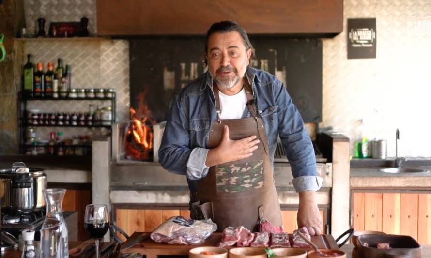 Leo Caprile prepara receta para el Diario de la Carne