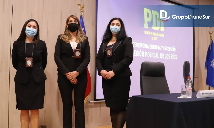 PDI de Los Ríos efectuó cambio de mando institucional