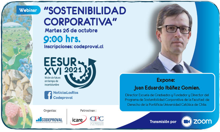 Sostenibilidad Corporativa: invitan a nuevo webinar de EESUR