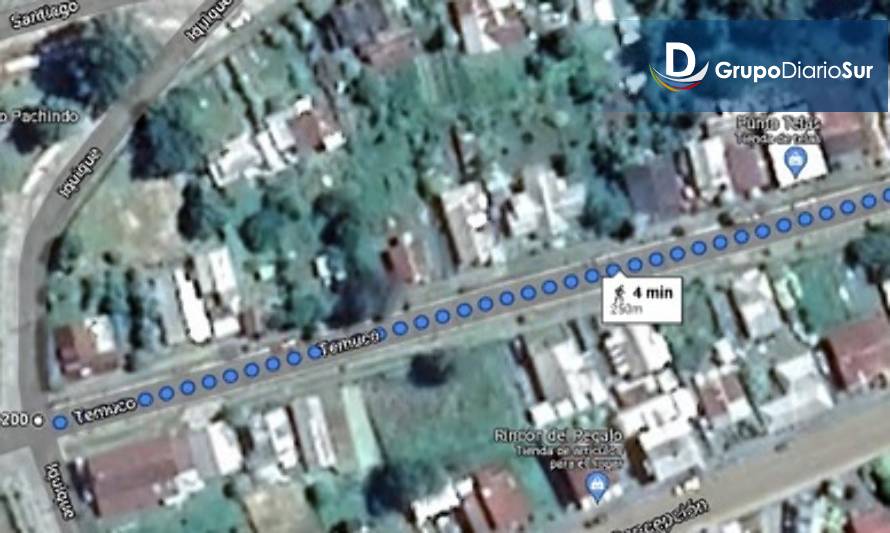 Calle Temuco en Lago Ranco cambiará de sentido