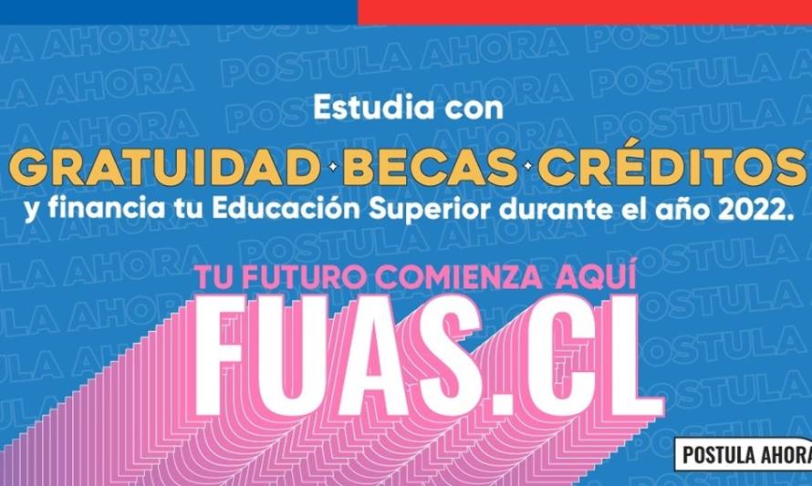 Comienza la segunda postulación a los Beneficios Estudiantiles para la Educación Superior 2022