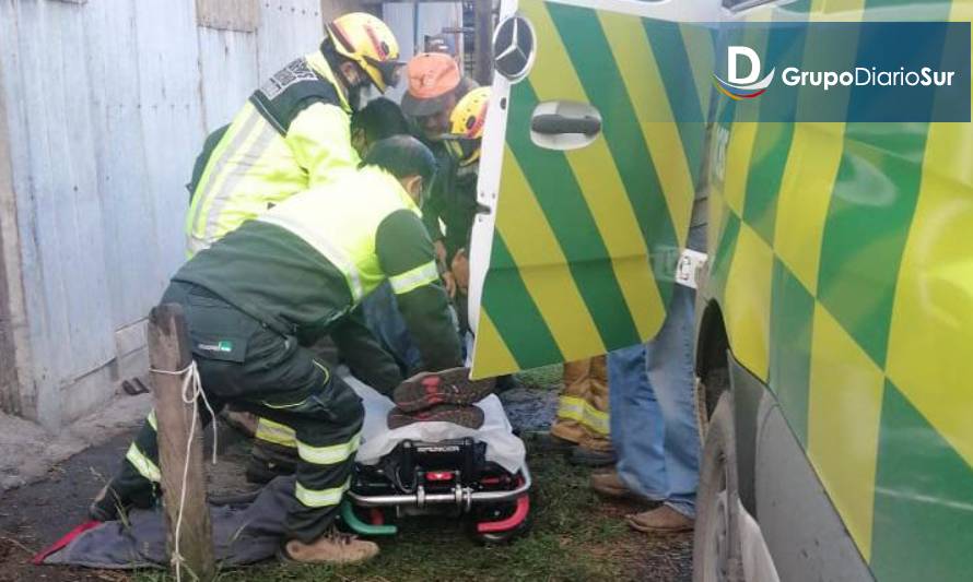 Trabajador cayó desde cinco metros en fundo riobuenino