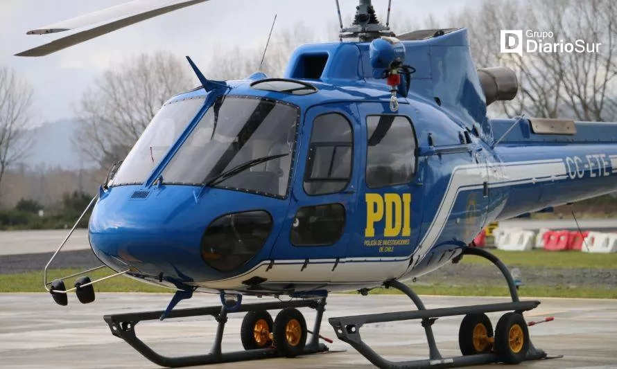 PDI dispuso helicóptero que se sumará a la búsqueda de Roger Lampert