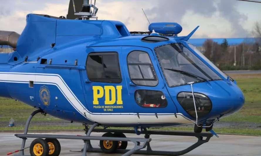 Los Ríos cuenta con Sección Aeropolicial PDI: moderno helicóptero ya está en operaciones 