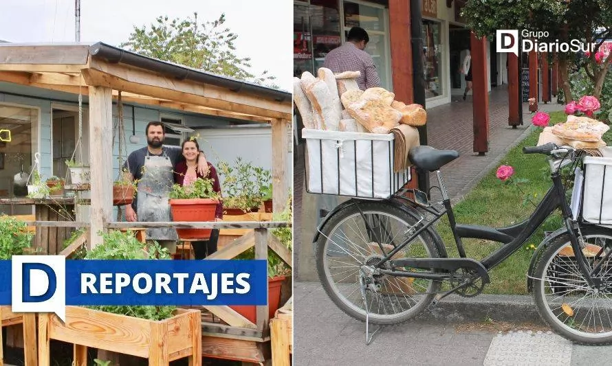 Sueños en bicicleta: panadería familiar partió en las calles del sur