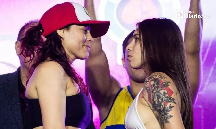 Leona Asenjo y Linda Lecca se miraron cara a cara en pesaje previo al combate por el título mundial