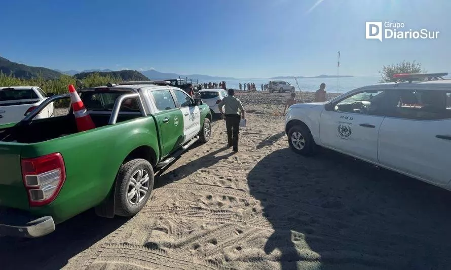 Una persona falleció ahogada en playa de sector Caunahue