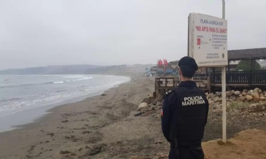 Autoridad marítima enfatiza el autocuidado en playas de la Región de Los Ríos