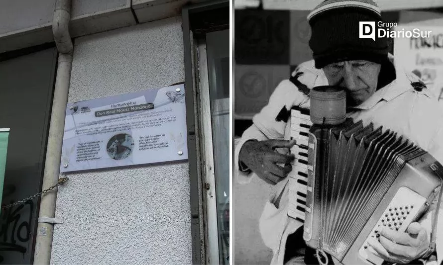 Instalan placa en memoria de normalista y acordeonista Raúl Mautz