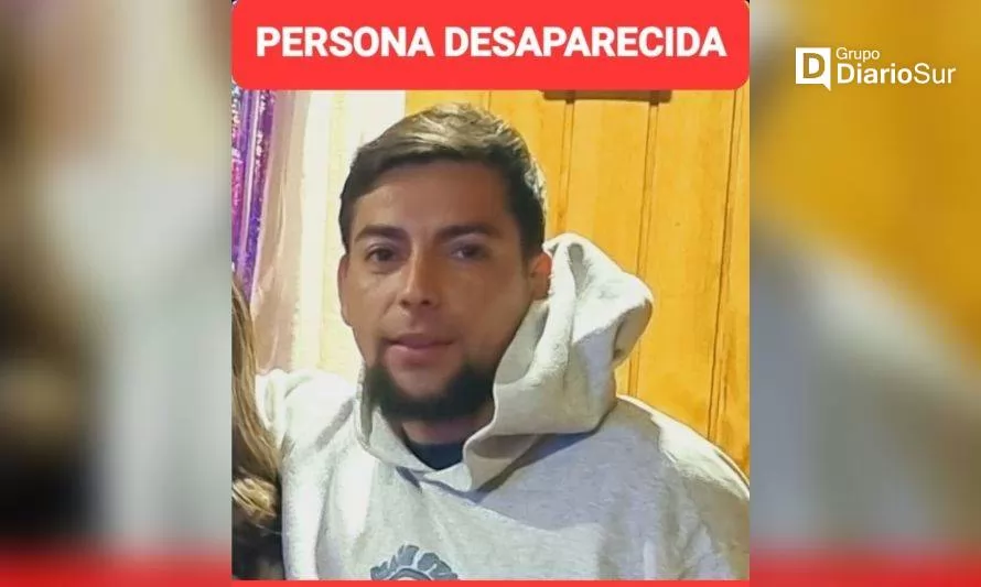 Confirman búsqueda de joven desaparecido hace 15 días en Valdivia