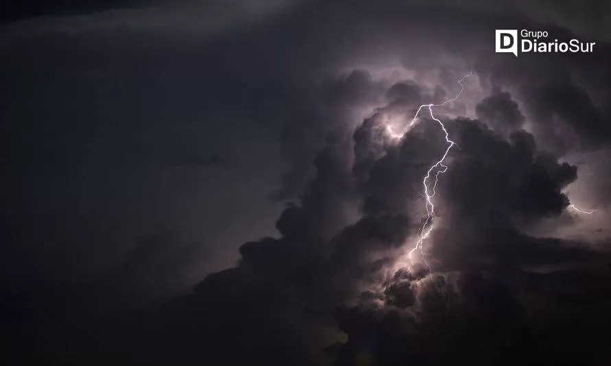 Anuncian probables tormentas eléctricas para la Región de Los Ríos