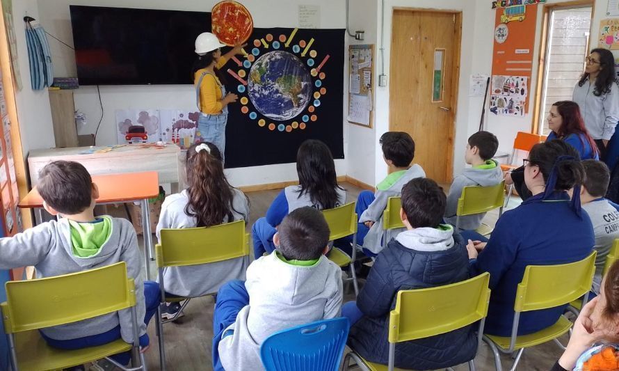 Niños del Ranco aprenden la importancia de los bosques nativos frente al cambio climático