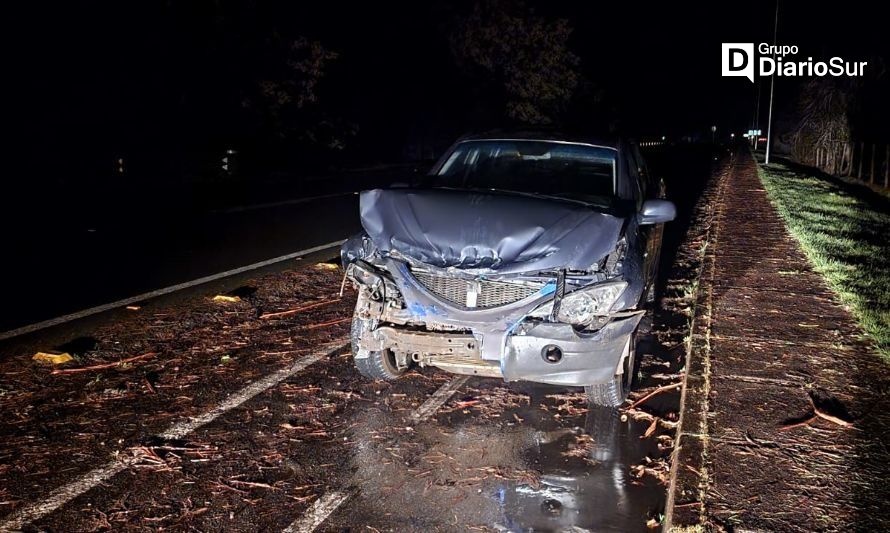 Cuatro lesionados deja accidente en Río Bueno