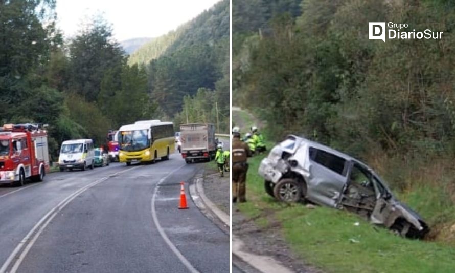 Reportan accidente en ruta Valdivia-Paillaco