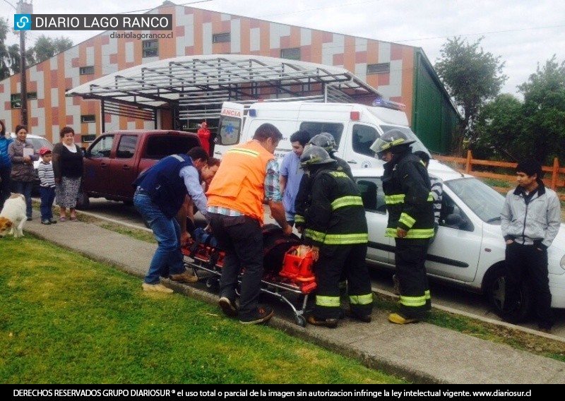 Simulacro de incendio en Municipalidad de Lago Ranco