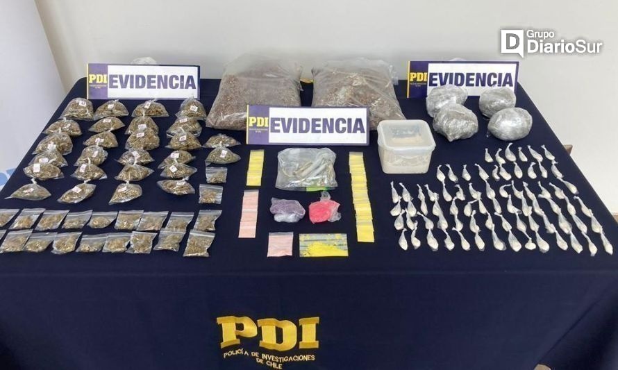 Detienen a dos personas e incautan droga que sería lanzada a cárcel en Valdivia
