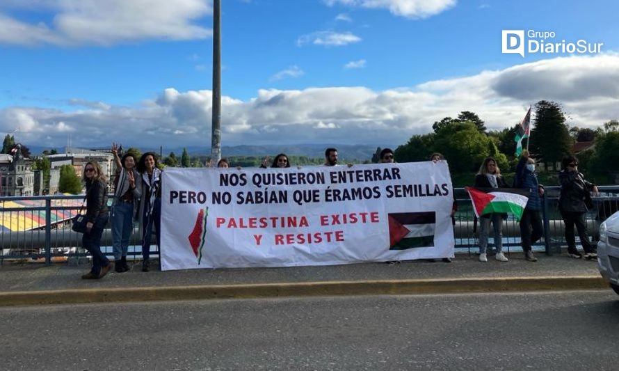 En Valdivia se conmemoró el Día Internacional de Solidaridad con Palestina