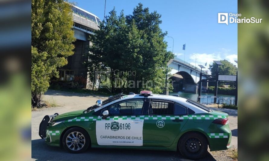 Sujeto que huía de control policial murió tras lanzarse desde puente Calle Calle 