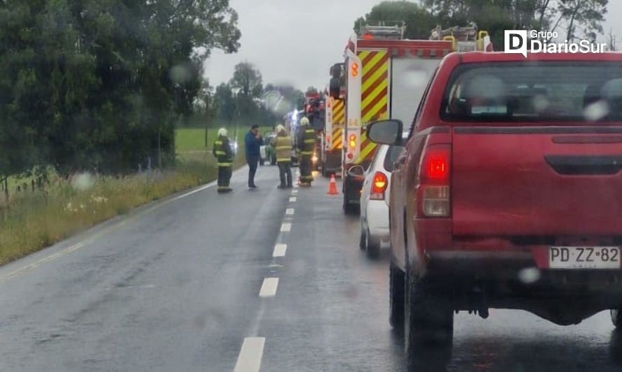 Reportan accidente en ruta Paillaco -Futrono