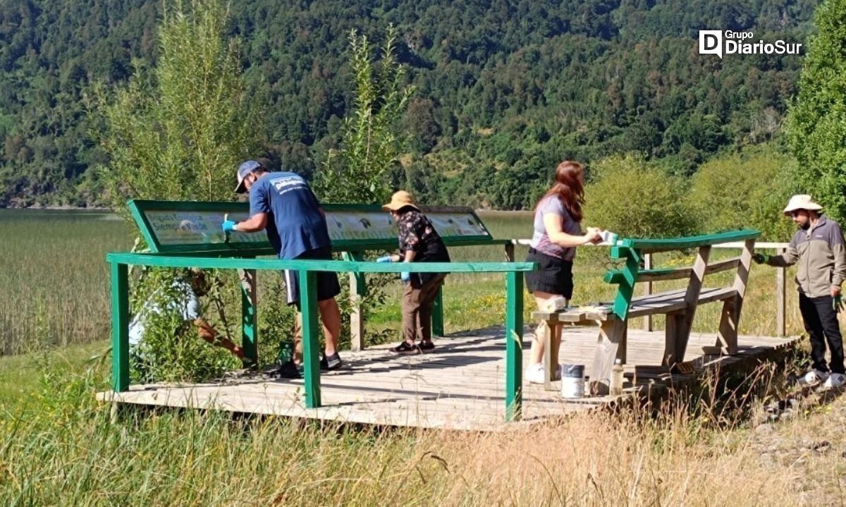 Brigada ecológica llama a preservar humedal Los Llolles de Futrono