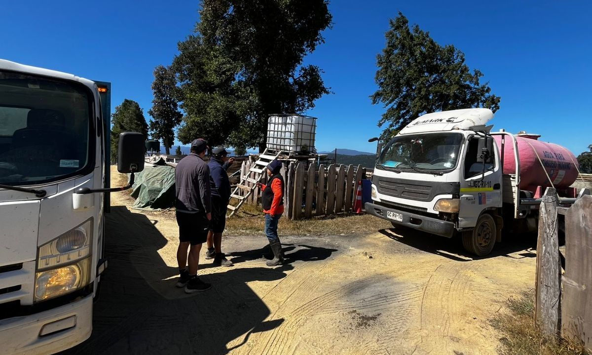 Panguipulli abastece a cuatro localidades que estaban sin acceso a agua potable