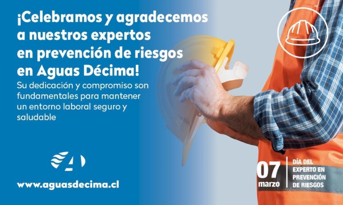 Aguas Décima destacó a prevencionistas de la región de Los Ríos