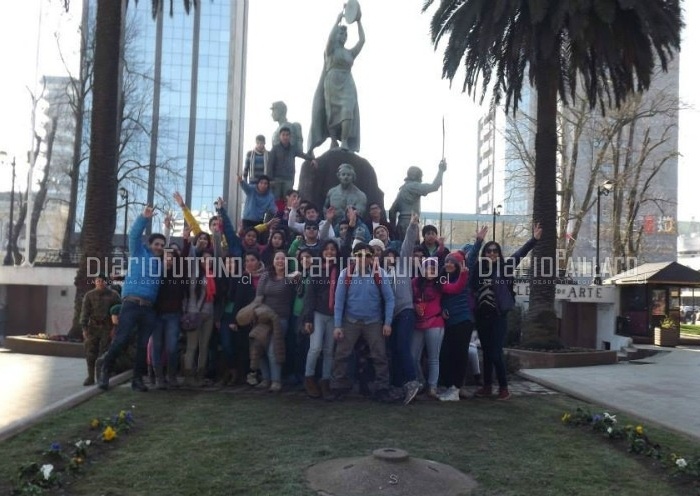 Las mejores fotografías de la gira de los alumnos de turismo del Liceo Rural de Llifén