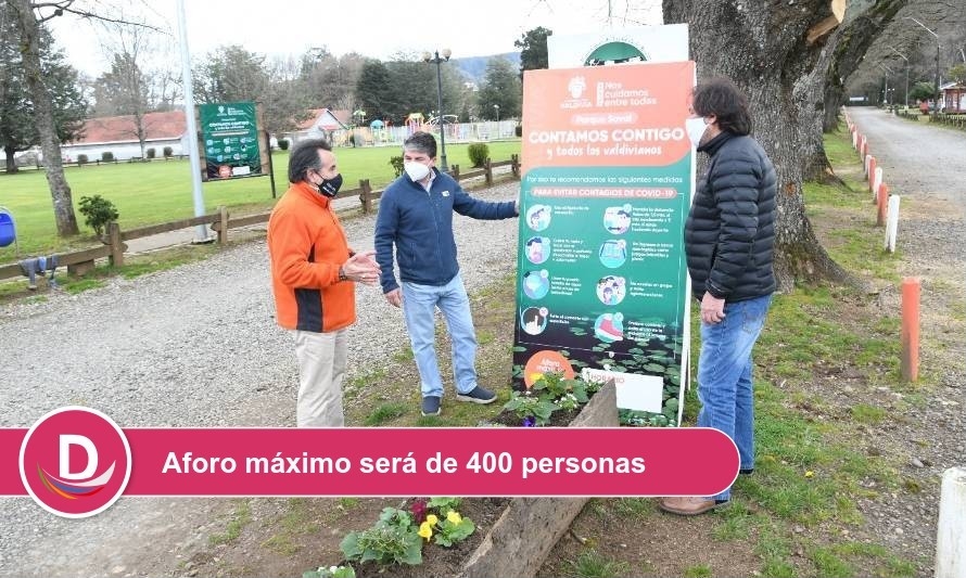 Confirman reapertura de Parque Saval en Valdivia
