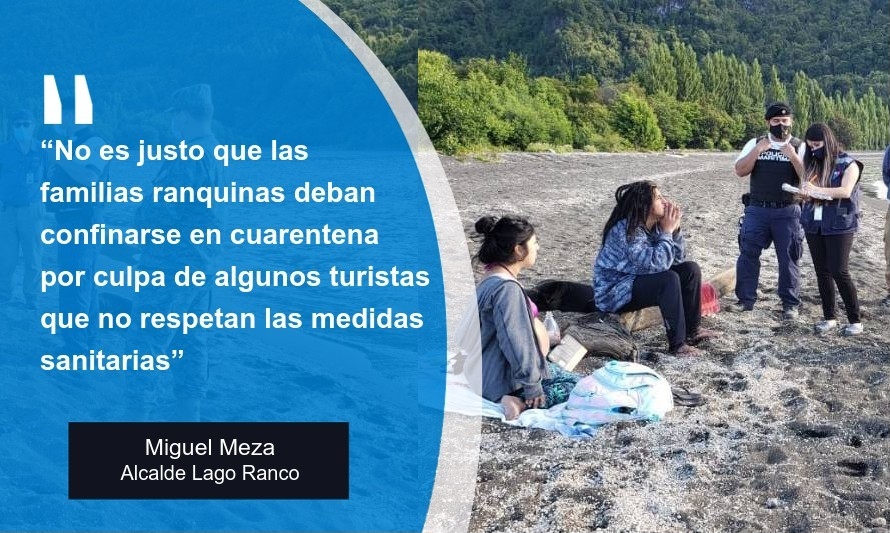 Indignación en Lago Ranco por retroceso a cuarentena total: Exigen fiscalización a turistas