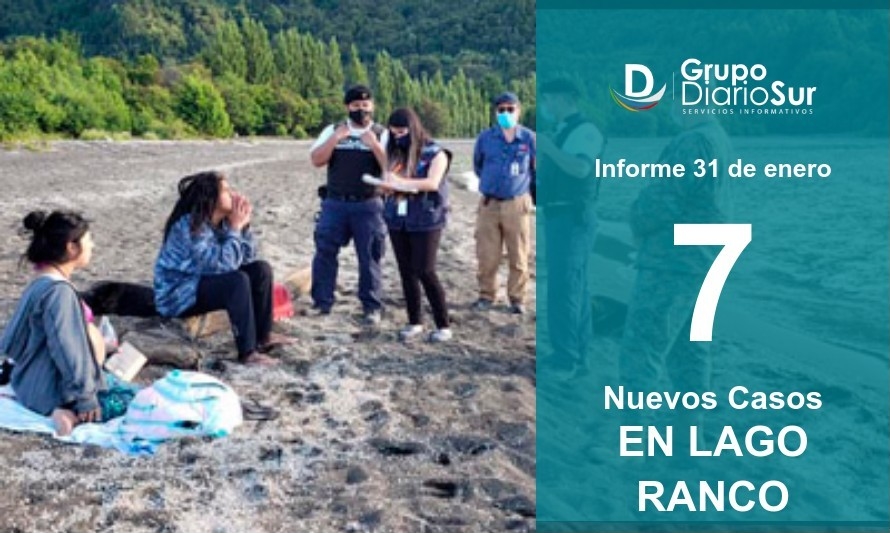 Lago Ranco suma 7 infectados de Covid y llega a los 46 activos