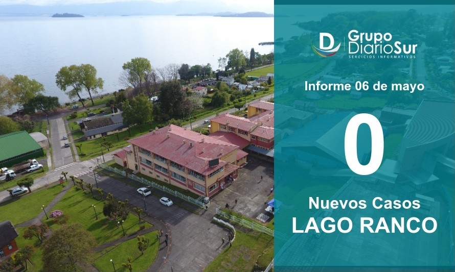 Lago Ranco es la única comuna que no suma contagios de covid este jueves 