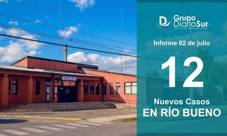 Río Bueno registró este viernes 12 casos nuevos 