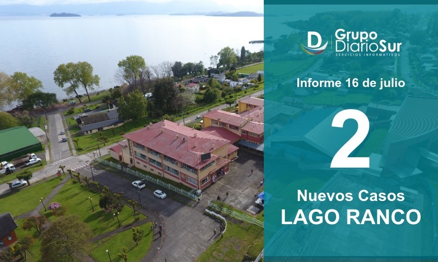 Lago Ranco reporta solo dos nuevos contagios este viernes