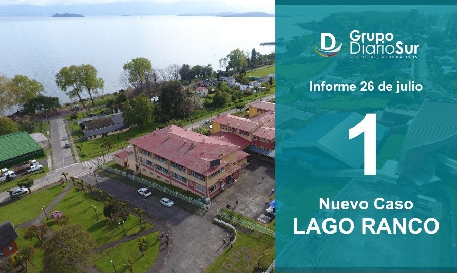 Lago Ranco suma un nuevo contagio este lunes 