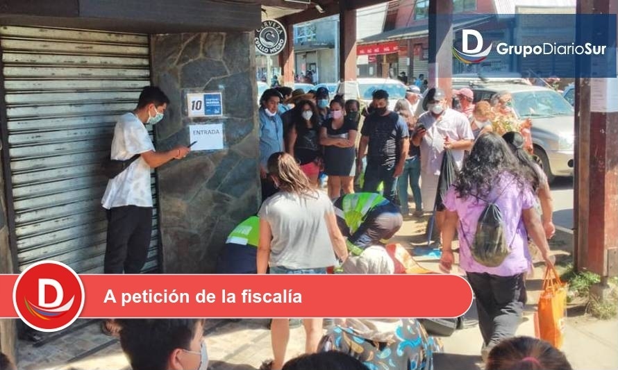 Sector céntrico de Panguipulli el 5 de febrero del 2021, día del homicidio.