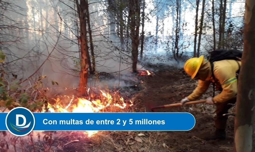 Prevención de incendios: suspenden quemas agrícolas y forestales en toda la región
