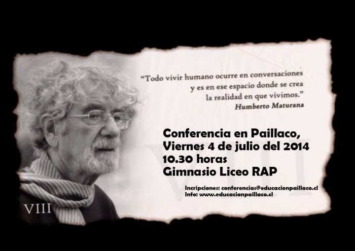 Humberto Maturana, uno de los intelectuales más prestigiosos de Chile, dictará conferencia en Paillaco el viernes 4 de julio