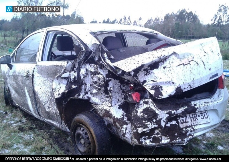 Feroz granizada provocó accidente camino a Los Lagos