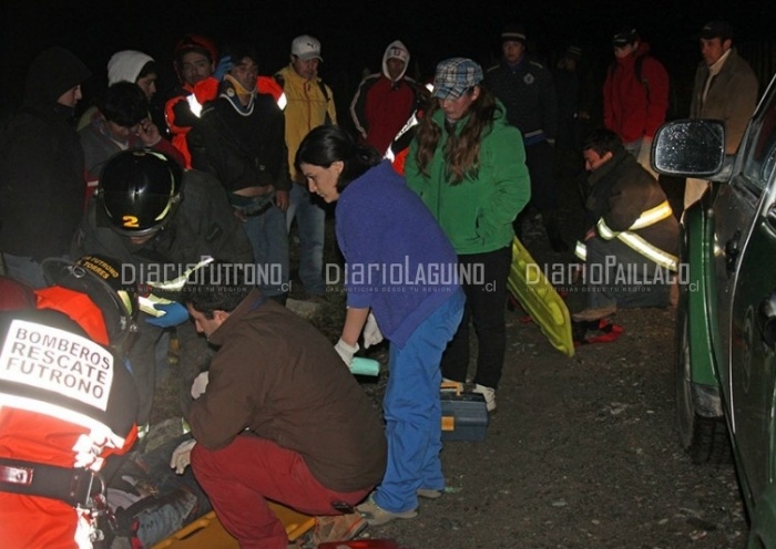 Dos personas resultaron heridas tras caer desde un caballo en el sector cordillerano de Florín