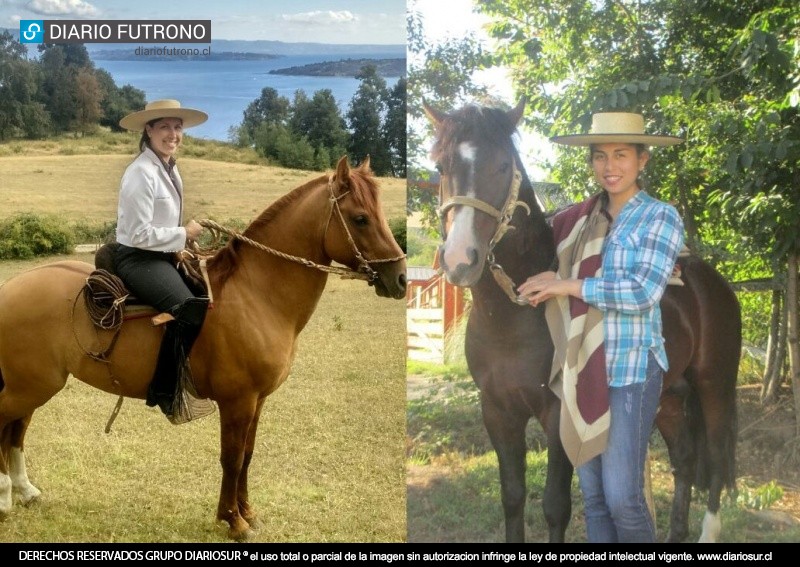 Dos bellas huasas de Futrono postulan a Reina del Rodeo 2015