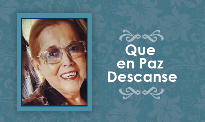 Horario funerales Carlota Isabel Guarda Zaffaroni Q.E.P.D