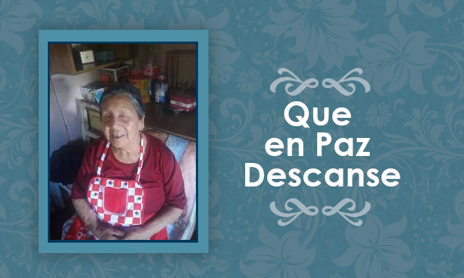 Falleció Juana Rosa Queutre Guzmán (Q.E.P.D)