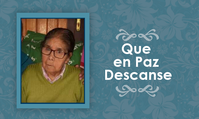 Falleció Hilda Carrillo Trafian  (Q.E.P.D)